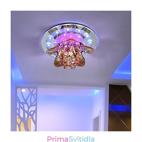 Kruhové křišťálové světlo trubice stropní lampy k pohlcování světla kupolové lampy Kruhové křišťálové světlo trubice stropní lampy k pohlcování světla kupolové lampy