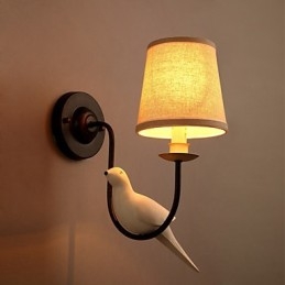 Northern American Birds Evropská kreativní látková nástěnná lampa