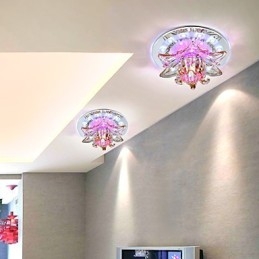 Kruhové křišťálové světlo trubice stropní lampy k pohlcování světla kupolové lampy