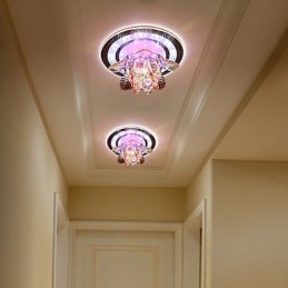 Kruhové křišťálové světlo trubice stropní lampy k pohlcování světla kupolové lampy