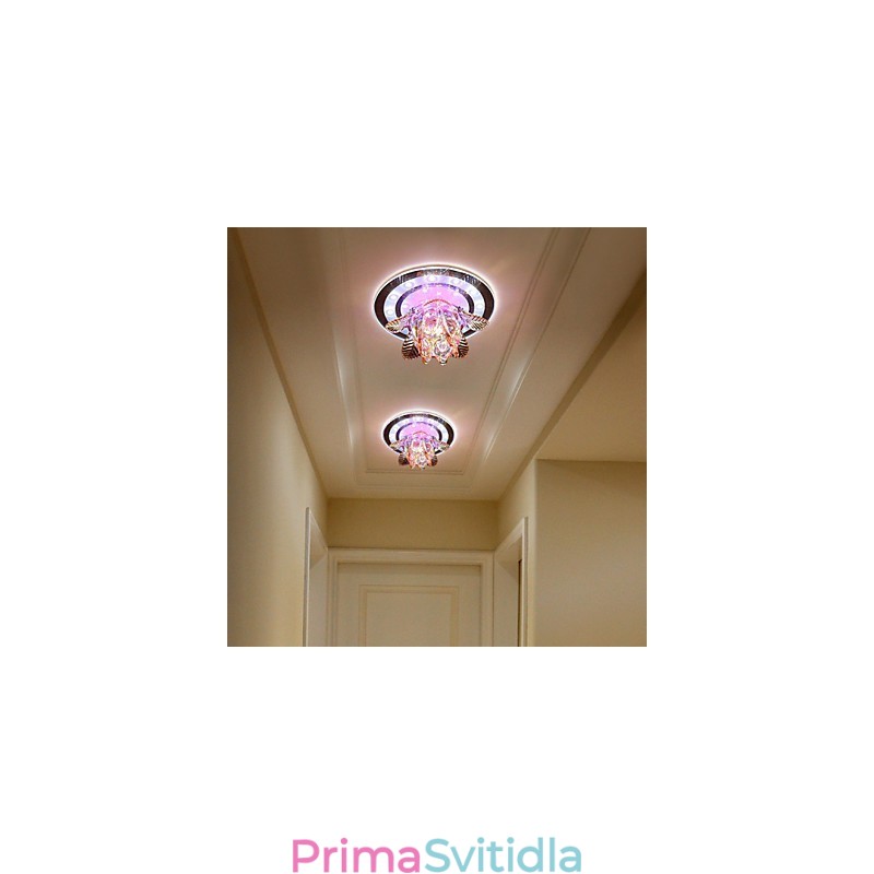 Kruhové křišťálové světlo trubice stropní lampy k pohlcování světla kupolové lampy