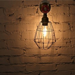 Vintage průmyslové nástěnné lampy na vodovodní potrubí Loft Edison Light pro nástěnná svítidla baru a restaurace