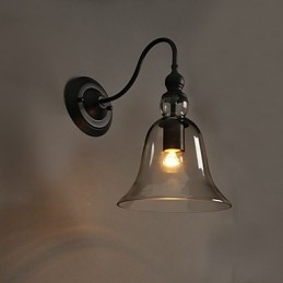 Creative Garden Light Křišťálová nástěnná lampa Bell Obnovení starověkých způsobů světla