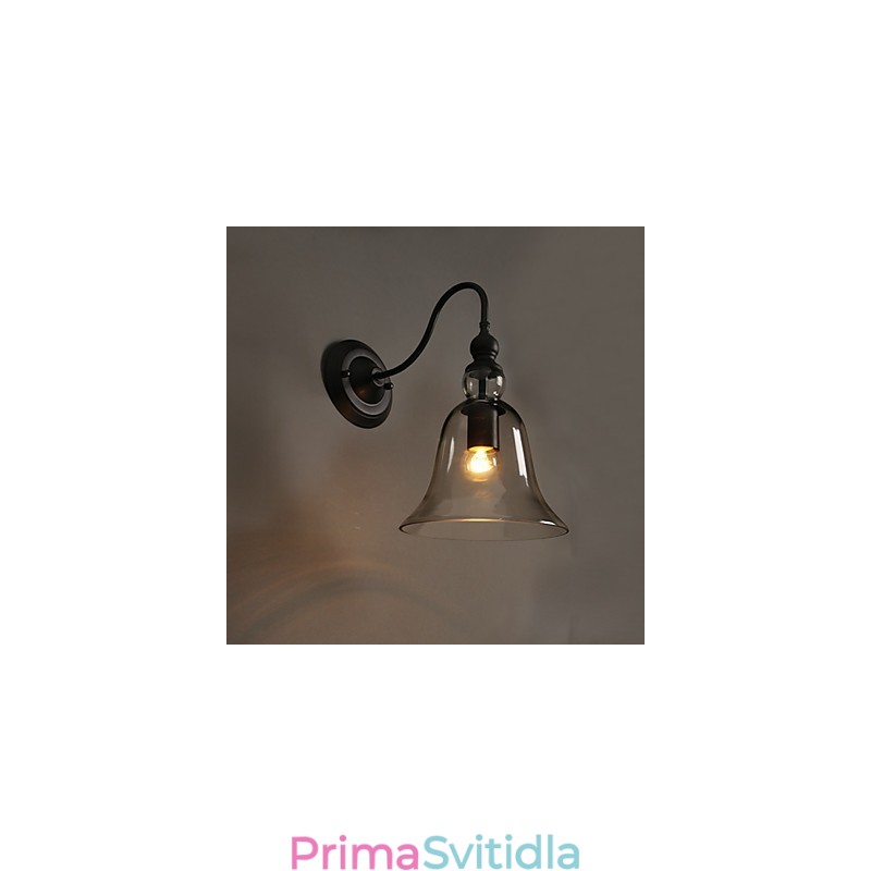 Creative Garden Light Křišťálová nástěnná lampa Bell Obnovení starověkých způsobů světla