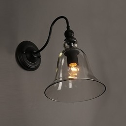 Creative Garden Light Křišťálová nástěnná lampa Bell Obnovení starověkých způsobů světla