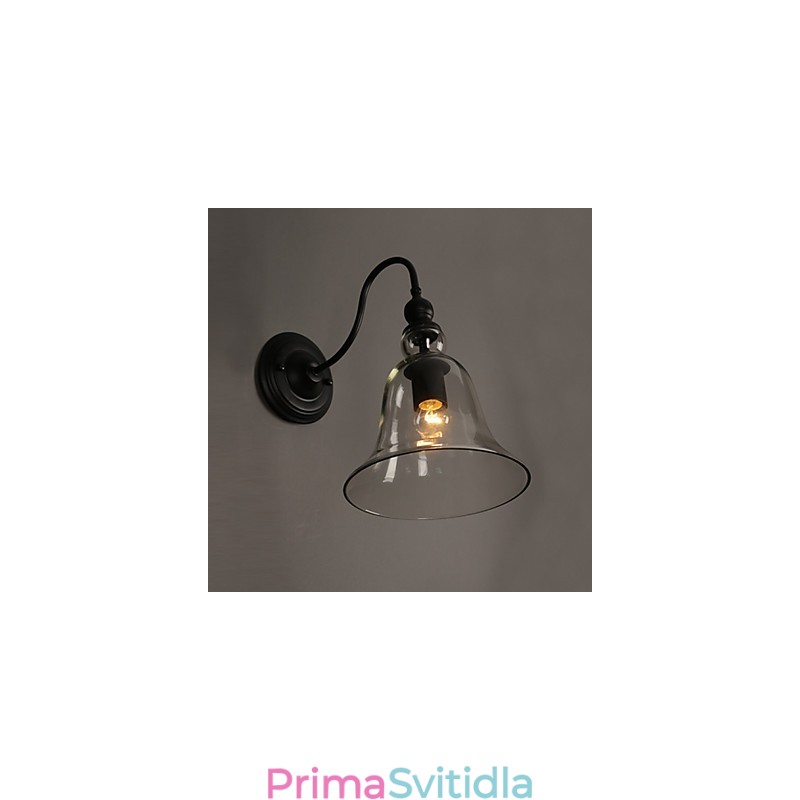 Creative Garden Light Křišťálová nástěnná lampa Bell Obnovení starověkých způsobů světla