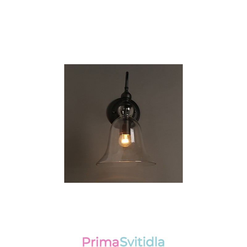 Creative Garden Light Křišťálová nástěnná lampa Bell Obnovení starověkých způsobů světla