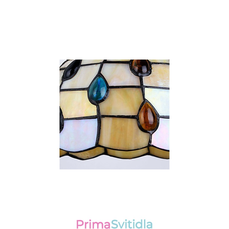 Evropská středomořská smluvní venkovská kreativní kovaná nástěnná lampa Skleněná světla