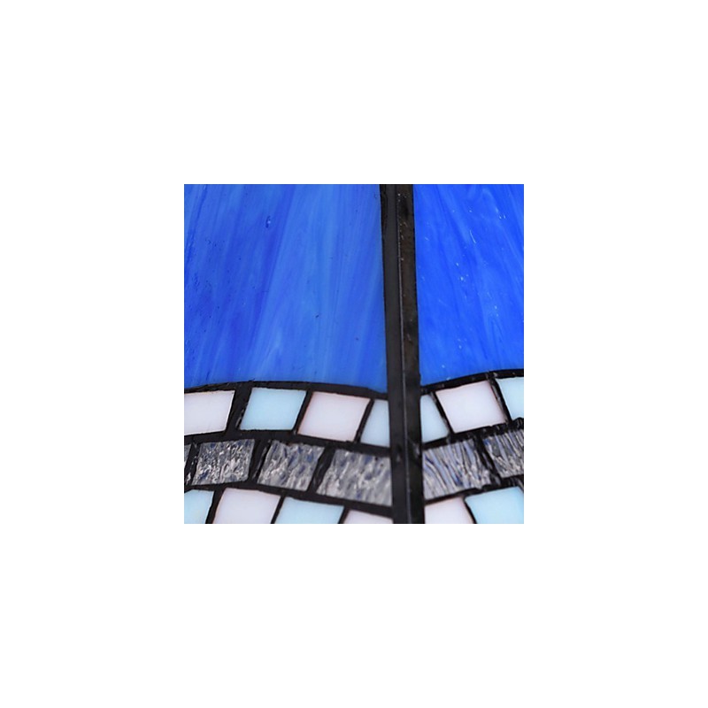 Evropská středomořská smluvní venkovská kreativní tepaná nástěnná lampa Skleněná světla