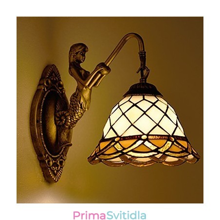 Evropská smluvní venkovská kreativní kovaná nástěnná lampa Skleněná světla Evropská smluvní venkovská kreativní kovaná nástěnná lampa Skleněná světla