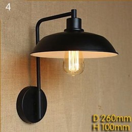Moderní a smluvní sklad Balkon Veranda Chodba Nástěnná lampa Dekorace z tepaného železa