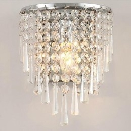 Moderní módní křišťálové nástěnné lampy Postelové osvětlení Crystal Wall Lamp