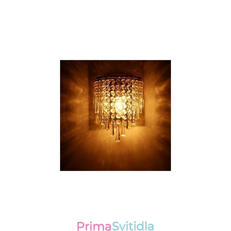 Moderní módní křišťálové nástěnné lampy Postelové osvětlení Crystal Wall Lamp