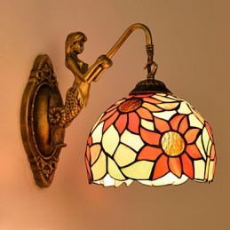 Vánoční evropská smluvní venkovská kreativní kovaná nástěnná lampa