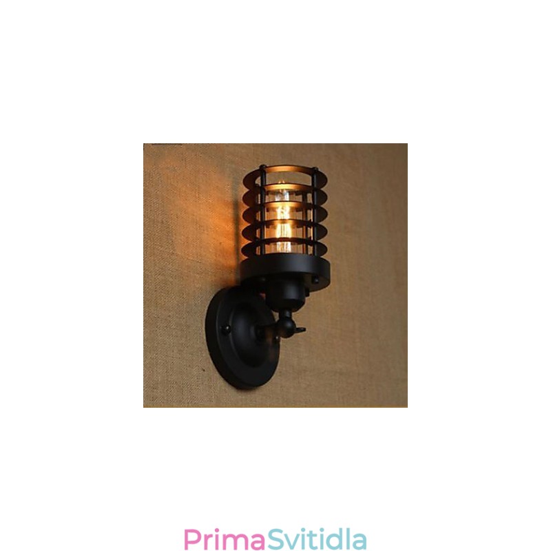 Tmavá chodba Schody Balkon hlavy Postele Dekorativní nástěnná lampa