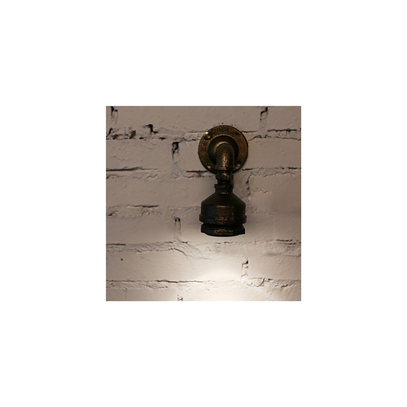 Loft Iron Water Pipe Lamp Nástěnné svítidlo Průmyslová Vintage nástěnná svítidla pro domácí vnitřní osvětlení