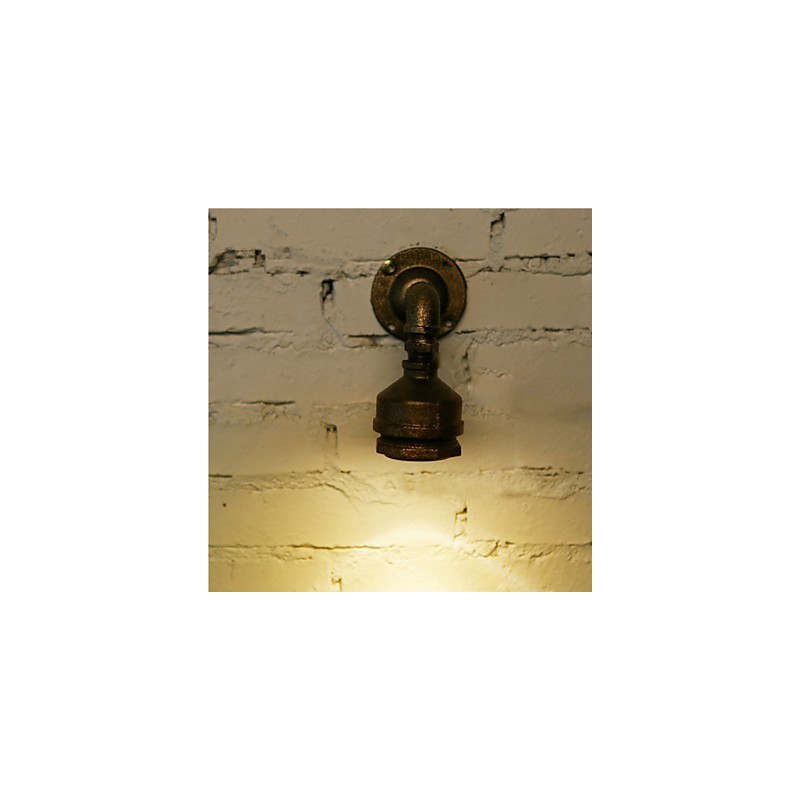 Loft Iron Water Pipe Lamp Nástěnné svítidlo Průmyslová Vintage nástěnná svítidla pro domácí vnitřní osvětlení