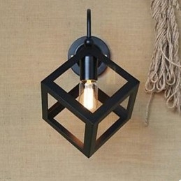 Bar Obchod s oblečením Restaurace Schodiště Xuan Průmyslové čtvercové okno zdobí nástěnnou lampu