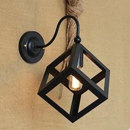 Bar Obchod s oblečením Restaurace Schodiště Xuan Průmyslové čtvercové okno zdobí nástěnnou lampu