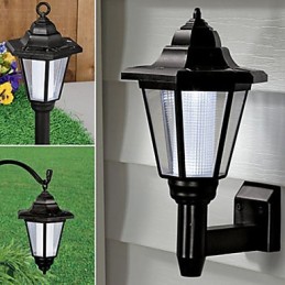 Solární napájená venkovní zahradní cesta Dvůr bezpečnostní nástěnná lampa na šířku