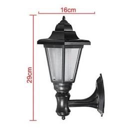 Solární napájená venkovní zahradní cesta Dvůr bezpečnostní nástěnná lampa na šířku