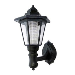 Solární napájená venkovní zahradní cesta Dvůr bezpečnostní nástěnná lampa na šířku
