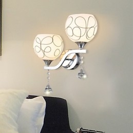 Kreativní současné a smluvní kreativní křišťálové nástěnné lampy