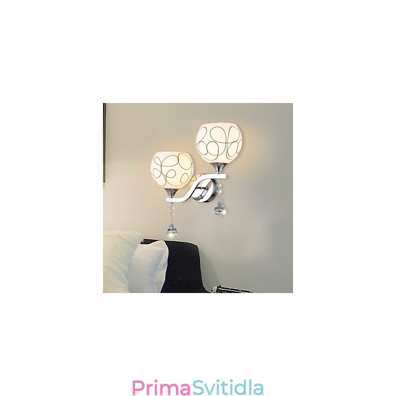 Kreativní současné a smluvní kreativní křišťálové nástěnné lampy