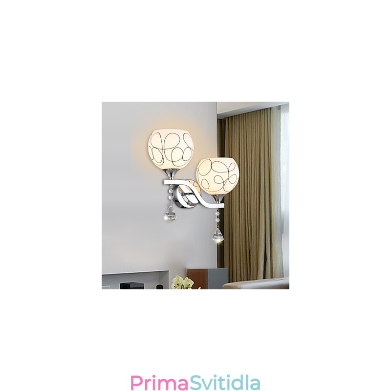 Kreativní současné a smluvní kreativní křišťálové nástěnné lampy