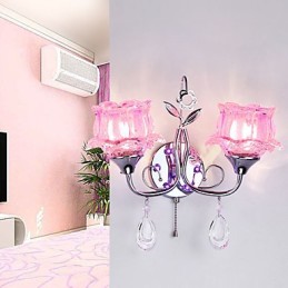 Kreativní současné a smluvní kreativní křišťálové nástěnné lampy