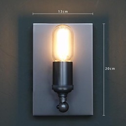 Smluvní a kreativní země Průmyslová větrná obnova starověkých způsobů Edison Wall Lamp Light