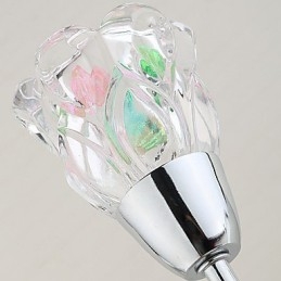 Creative Flowers Současné a smluvní kreativní křišťálové nástěnné lampy