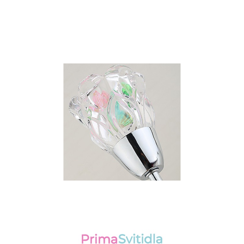 Creative Flowers Současné a smluvní kreativní křišťálové nástěnné lampy
