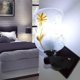 Masivní Dřevo Kreativní Nástěnná Lampa Ložnice Hlava Postel Svítí