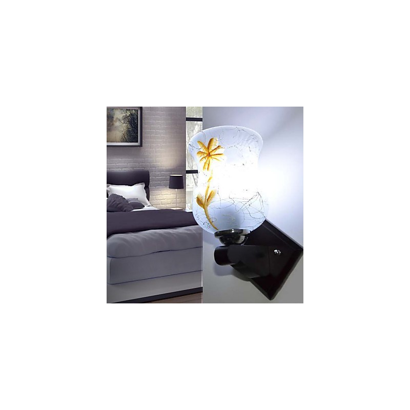 Masivní Dřevo Kreativní Nástěnná Lampa Ložnice Hlava Postel Svítí