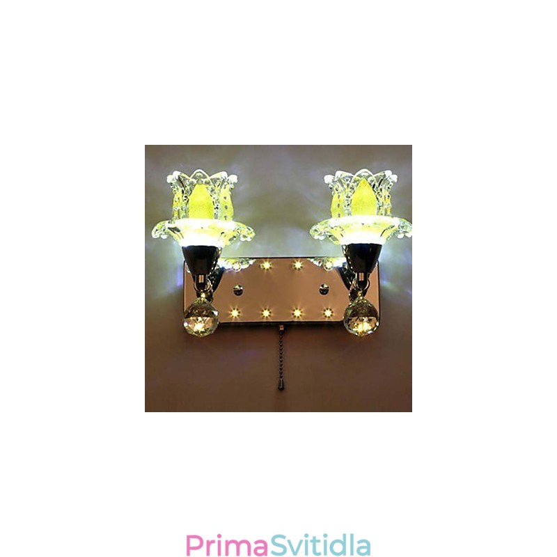 Kreativní současné a smluvní kreativní křišťálové nástěnné lampy