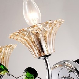 Kreativní moderní a smluvní křišťálové nástěnné lampy v evropském stylu