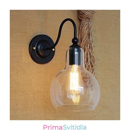 Moderní restaurace ozdoba nástěnná lampa tepané železné sklo Moderní restaurace ozdoba nástěnná lampa tepané železné sklo