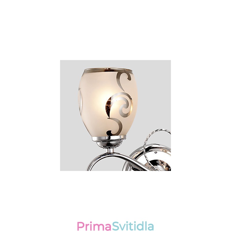 Nástěnné svícny Crystal Moderní současný kov