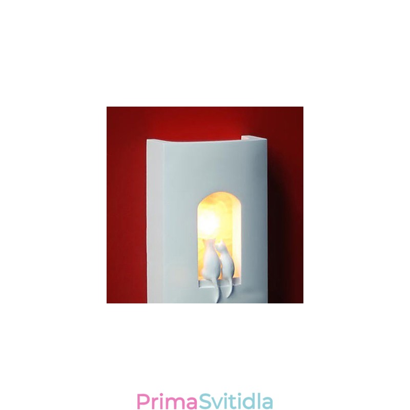 Módní teplé dětské pokojové závěsné světlo Creative Kitty sádrové nástěnné lampy