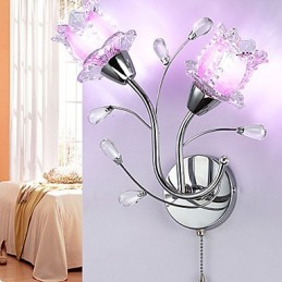 Kreativní současné a smluvní kreativní křišťálové nástěnné lampy