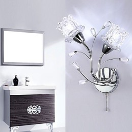 Kreativní současné a smluvní kreativní křišťálové nástěnné lampy
