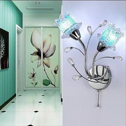 Kreativní současné a smluvní kreativní křišťálové nástěnné lampy