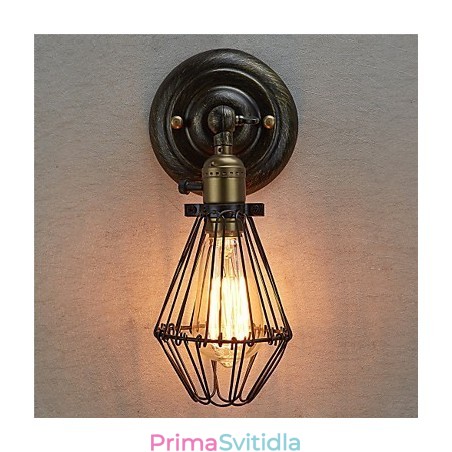 Vintage styl Industriální otevírání a zavírání Světlo nástěnné svítidlo Cage Lamp Loft Restoring Ancient Ways Nástěnná lampa Vintage styl Industriální otevírání a zavírání Světlo nástěnné svítidlo Cage Lamp Loft Restoring Ancient Ways Nástěnná lampa