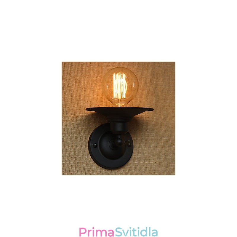 Retro minimalistické Dekorativní nástěnné svítidlo na balkonové schodiště do noční uličky
