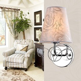 Kreativní moderní a smluvní křišťálové nástěnné lampy v evropském stylu