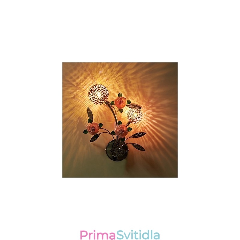 Nástěnné svícny Crystal Moderní současný kov
