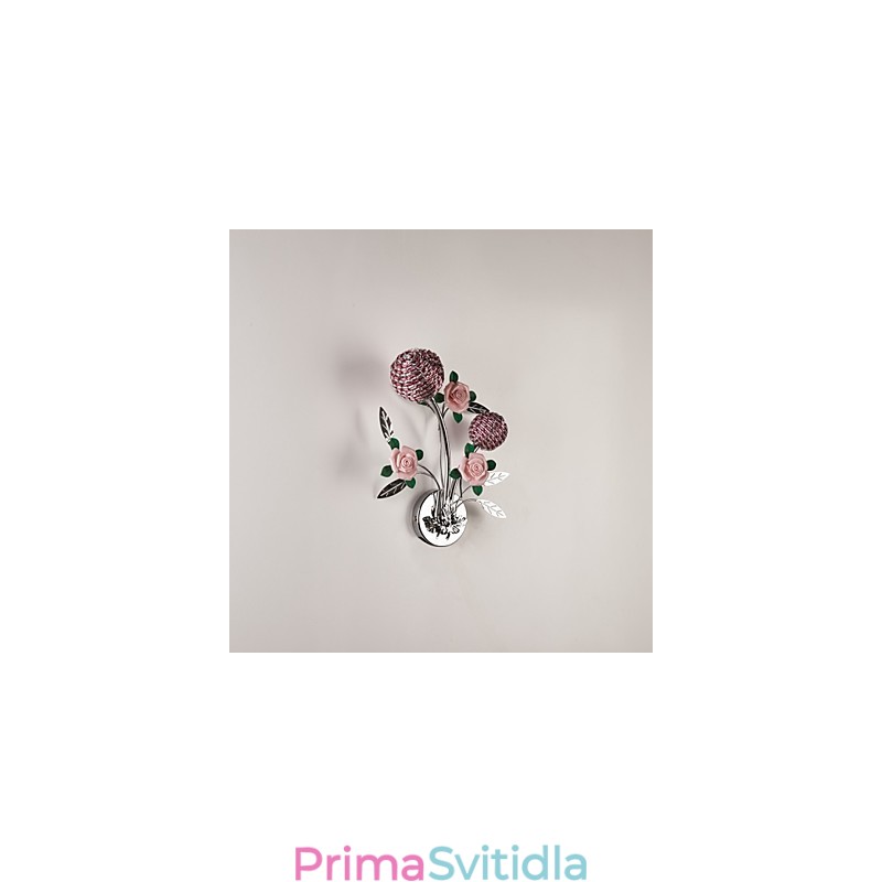 Nástěnné svícny Crystal Moderní současný kov