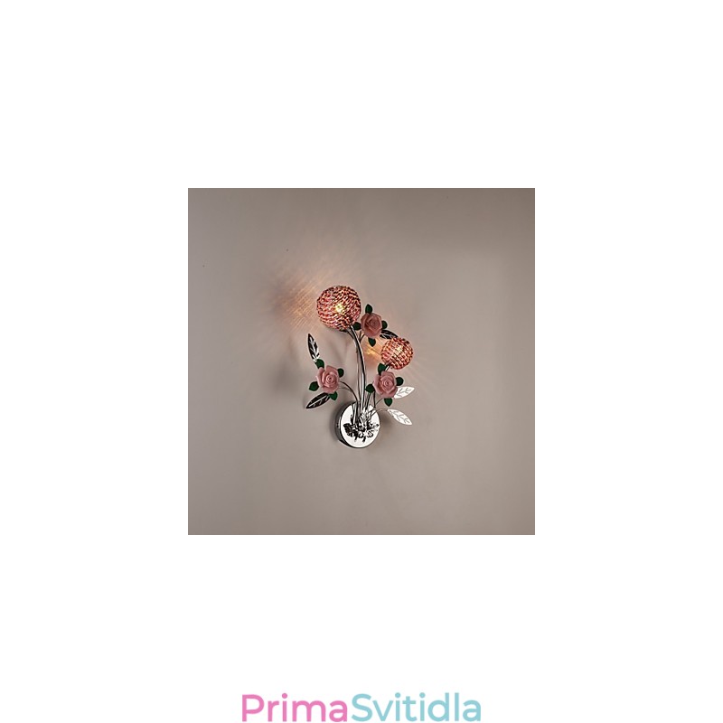 Nástěnné svícny Crystal Moderní současný kov