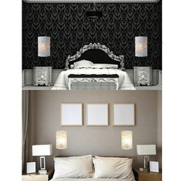 ALL BLUE Vysoce kvalitní dekorace vyřezávaných vzorů nebo vzorů na nástěnné lampě ze dřeva